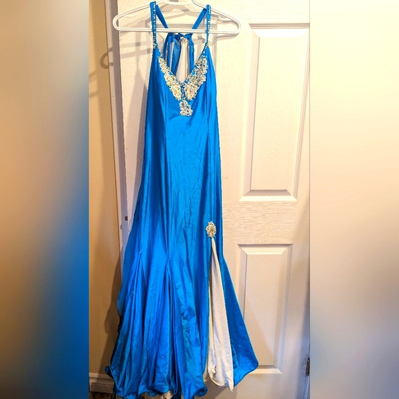 💙 FLO KERR 💙 Authentic/Vintage Ballroom Dress - Picture 1 of 15